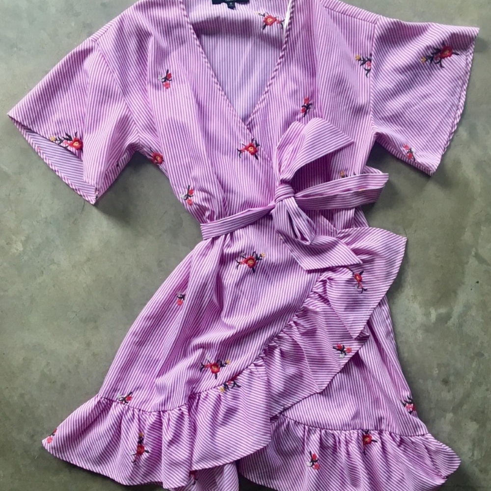 Boutique Pink wrap dress